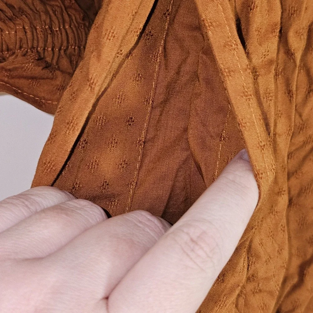 Universal Thread Brown Ruffle Dress - Picture 4 of 16